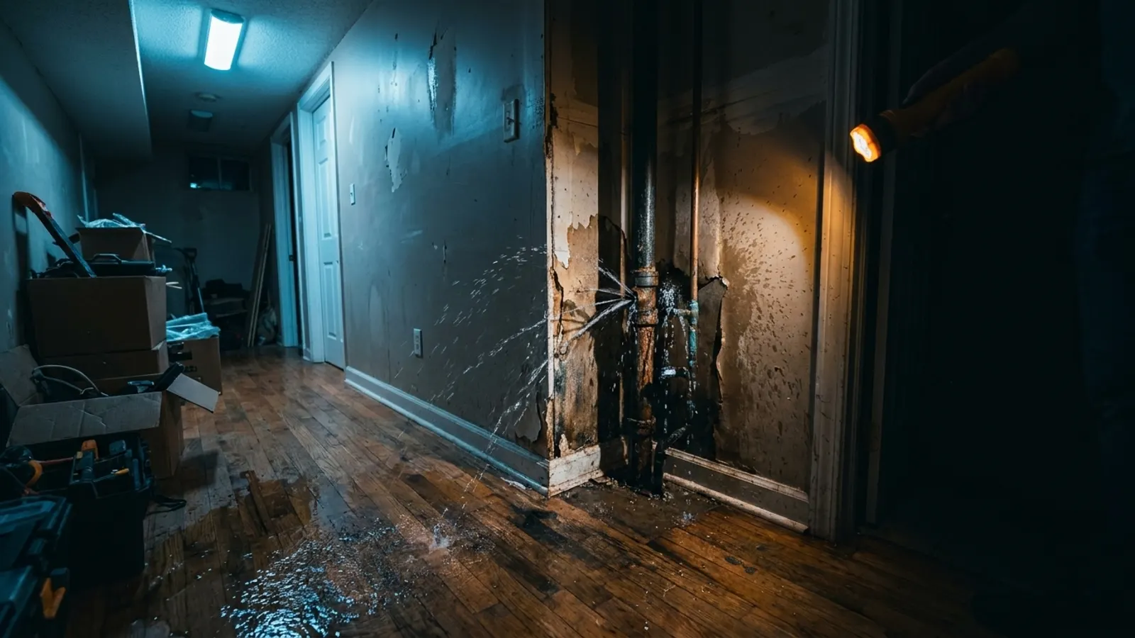 Burst Pipe at Night: 5 Damage Control Steps Before the Plumber
